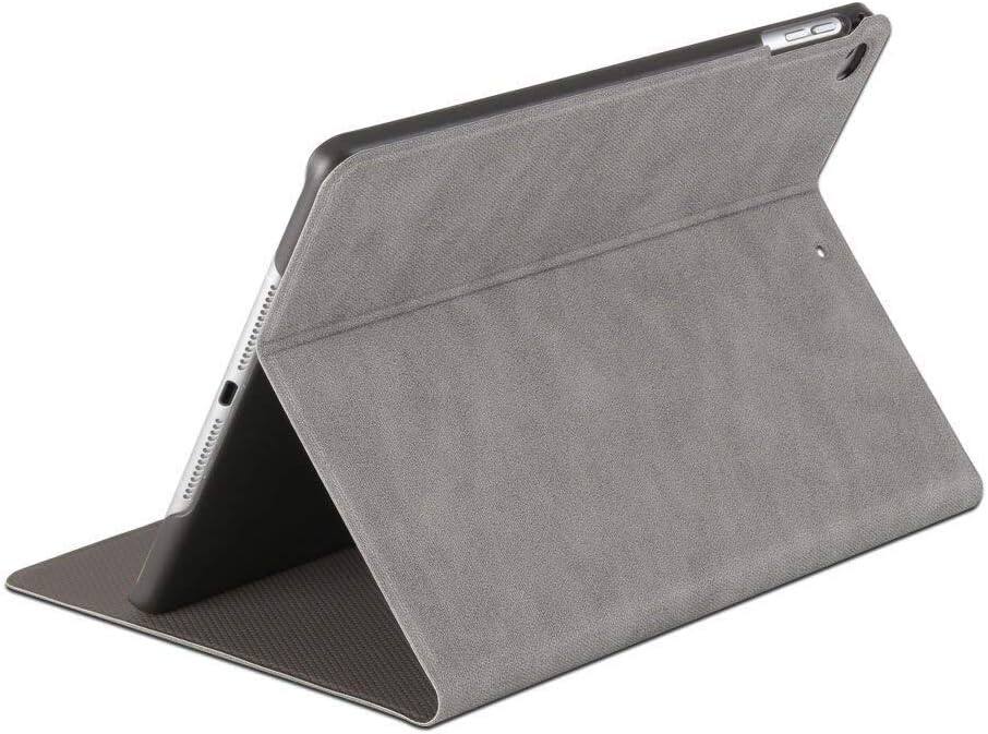 Alt View 4. DuraSafe Cases - iPad Air 11" M3/M2 & Air 10.9" 5th/4th Gen Deer Pattern Folio Smart Case with Viewing Stand A2316 A2324 A2325 A2072 - Gray.