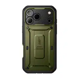 SUPCASE - Unicorn Beetle Pro Rugged Case for iPhone 17 Pro Max – Full-Body Protection with Screen Protector - Dark Green