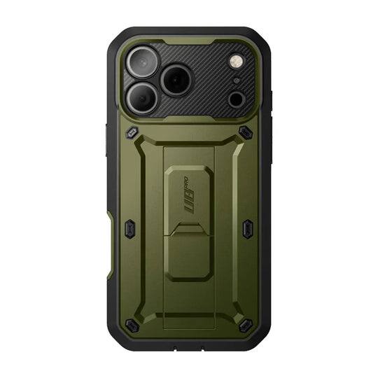 SUPCASE - Unicorn Beetle Pro Rugged Case for iPhone 17 Pro Max – Full-Body Protection with Screen Protector - Dark Green