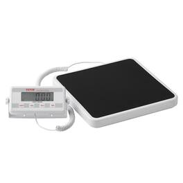 VEVOR - Portable Medical Scale, Professional Digital Physician Scale for Weighing - with Anti-Slip Mat, 2 Units (kg/lb) - White
