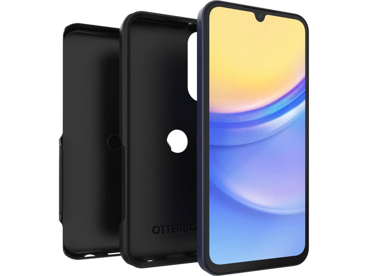 Alt View 2. OtterBox - OtterBox Commuter Lite Series Case for Samsung Galaxy A15 / A15 (5G) - Black - Black.