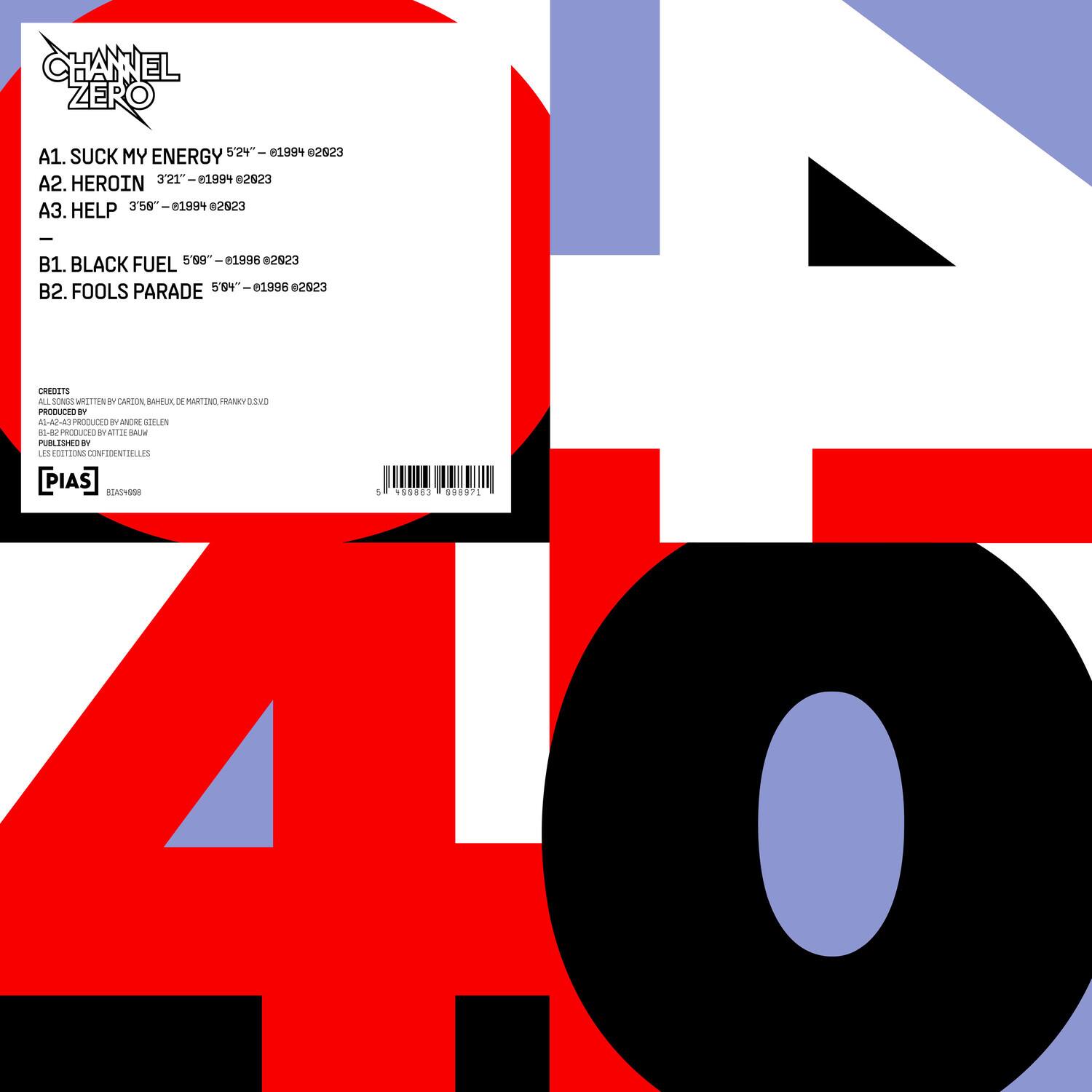 Channel Zero - - PIAS 40   - 12-INCH SINGLE [12 inch Vinyl Single]