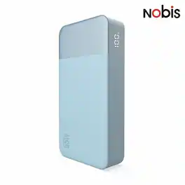 Loheer - 65w fast charging power bank 20000mah portable charger for laptop and phone blue