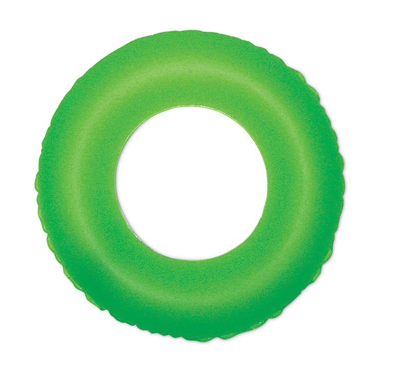 Swim Central - Inflatable Neon Lime Swimming Pool Inner Tube, 35-Inch - Green