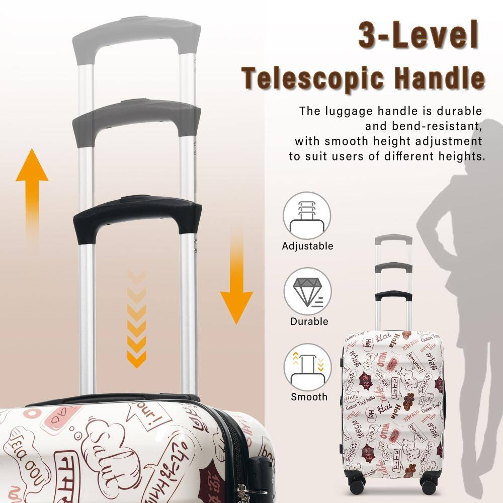 3-Level Telescopic Handle

The luggage handle is durable and bend-resistant, with smooth height adjustment to suit users of different heights.

- Adjustable
- Durable
- Smooth