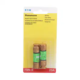 Bussmann - 20 amps Dual Element Time Delay Fuse 2 pk