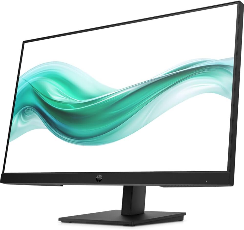 Left. HP - HP 27" FHD IPS Monitor, 5ms Response Time, Anti-Glare, Flicker Free, VESA Mount, HDMI, VGA & DKZ Hub, Black Color 2 Pack - Black.