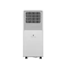 Front. Friedrich - 10000 BTU (6000 DOE) 450 Sq. Ft. Portable Air Conditioner Cool Only Wifi Enabled - White - White.