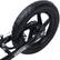 Alt View 4. Homcom - Kick Scooter for kids 5-12, big wheel, adjustable height handlebar, non-slip footplate, rear brake - Black.