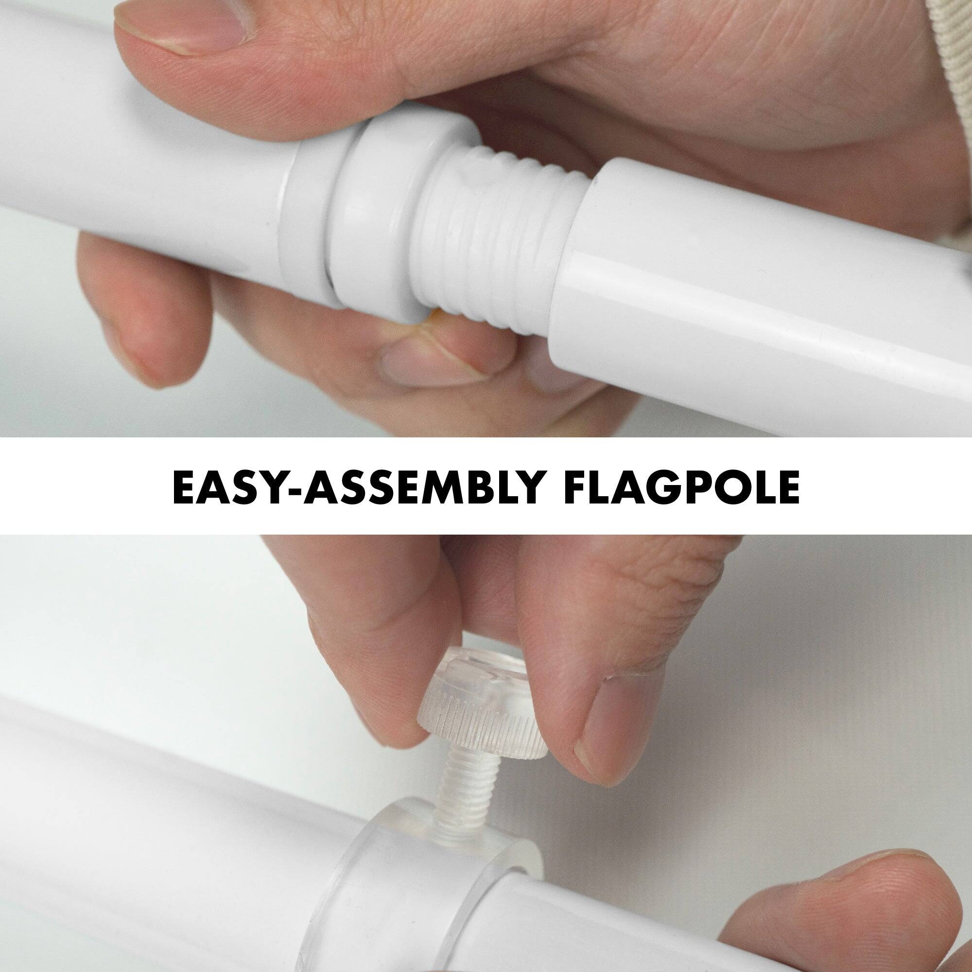 EASY-ASSEMBLY FLAGPOLE
