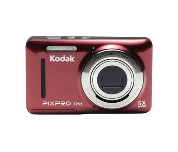 Kodak PIXPRO Friendly Zoom FZ53 (Red) with 16GB Memory Card