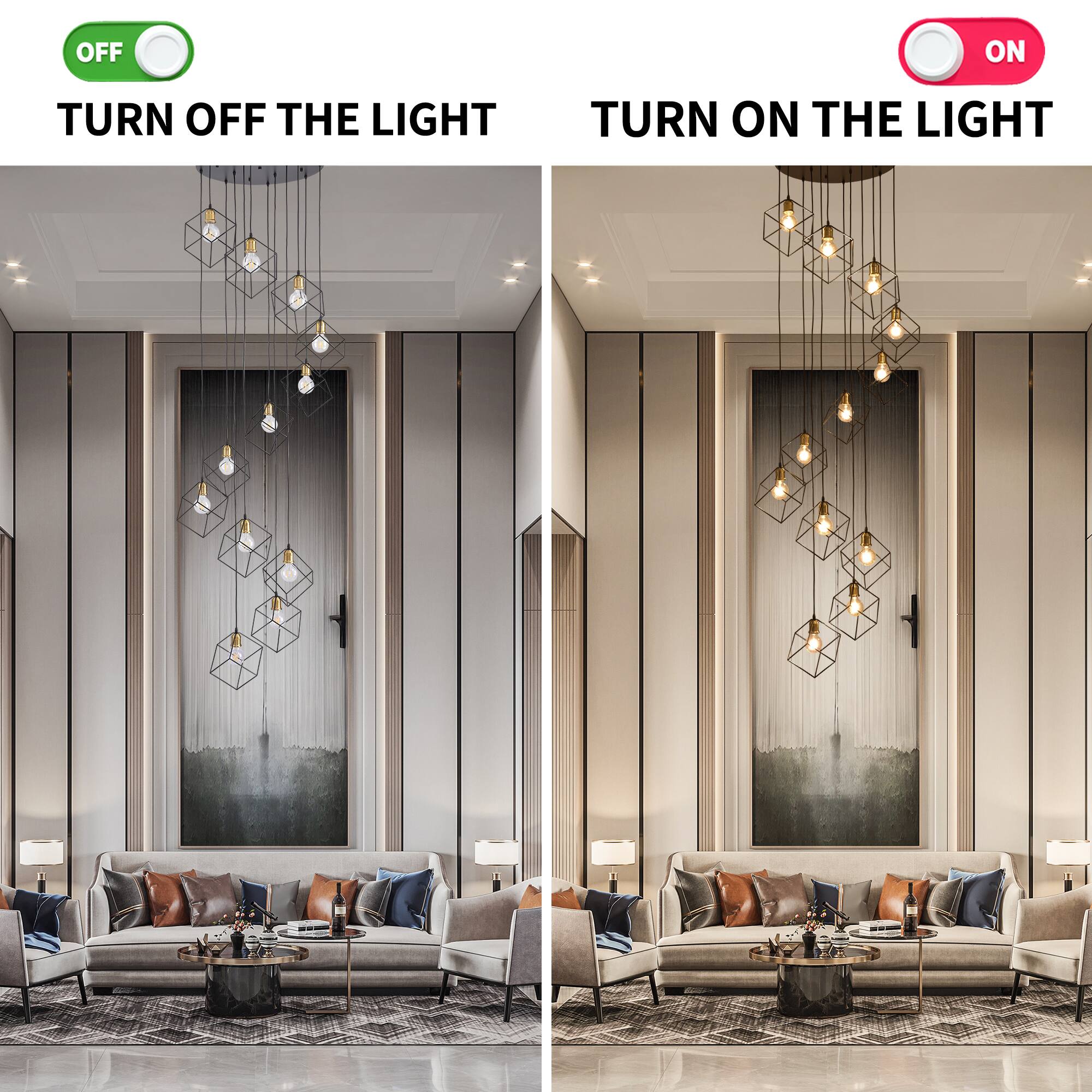 - OFF
  - TURN OFF THE LIGHT

- ON
  - TURN ON THE LIGHT