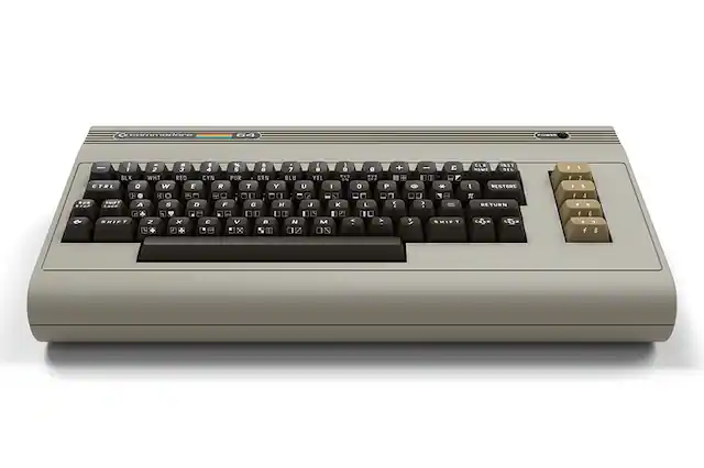 commadora
% e 3 - 7 2 3 4 5 8 7
e RVs BLK WHT RED CYN PUR GRN BLU YEL ON
e TRL o W E R T Y U I o 1: : . 7 1 A & D F a H J K
7 . I . a 2 HIF N Z x V n N M A x I 7 N a L P A + E & - I I
> a , * Y E INST MOME DEL 1 RESTORE TE RETURN 4 1 f 2 . 3 f 4 f f 5 8