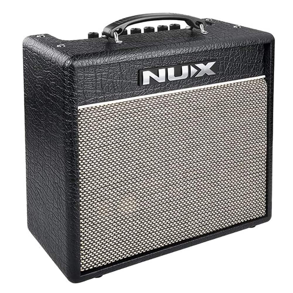 NUX - Mighty 20 MKII Compact Guitar Amplifier with Custom Tuned GS-20W 8" Speaker | 7 Fully Customizable Channels/ Presets - Black