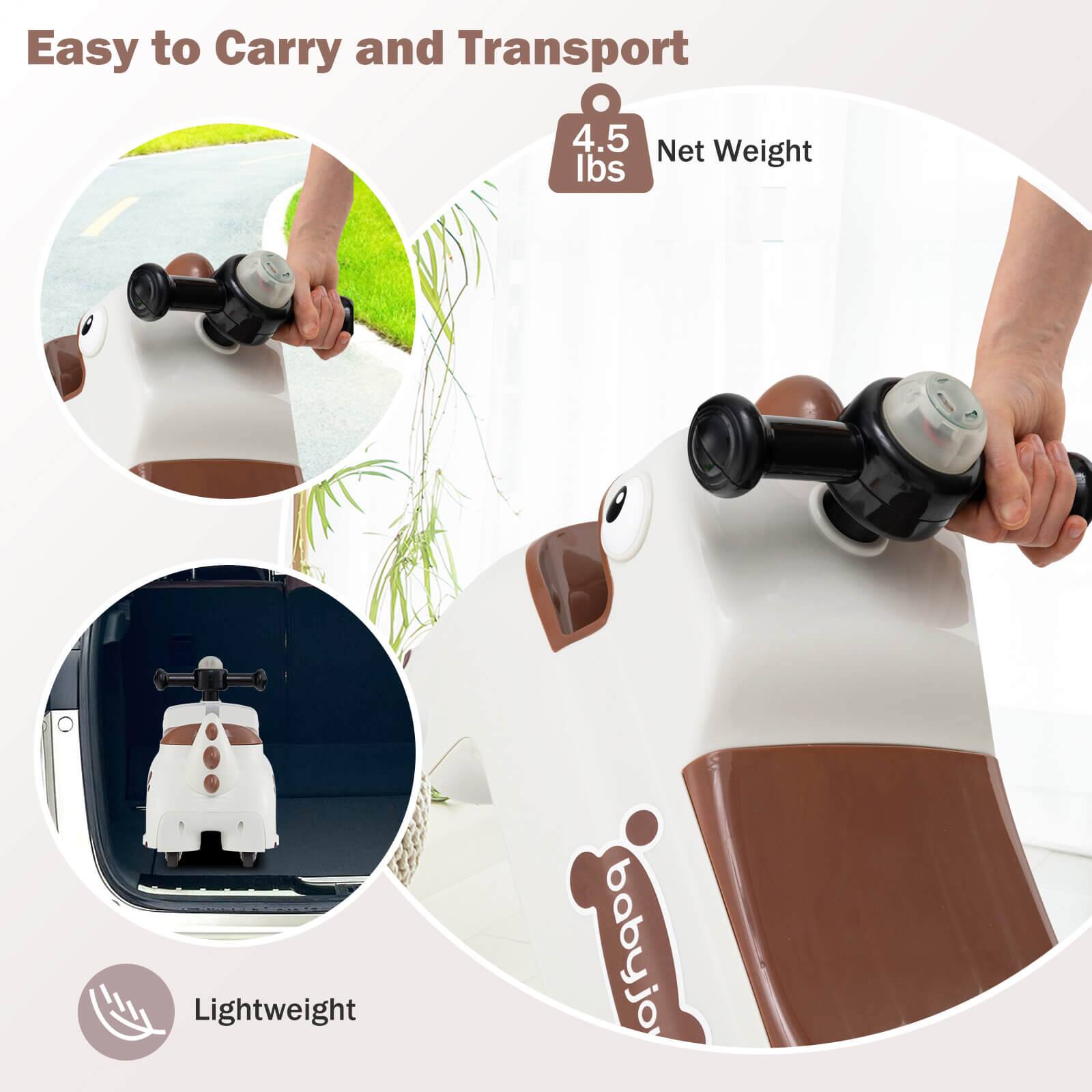 Easy to Carry and Transport

4.5 lbs Net Weight

Lightweight

babyjoy