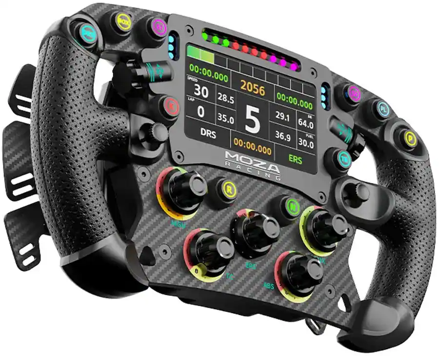 Formula Sim Racin Wheel Moza Racing FSR V2 Formula Sim Racing Steering Wheel for Windows Black ...