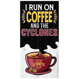 Fan Creations - Iowa State Cyclones 6" x 12" Coffee Wall Art - Multicolor