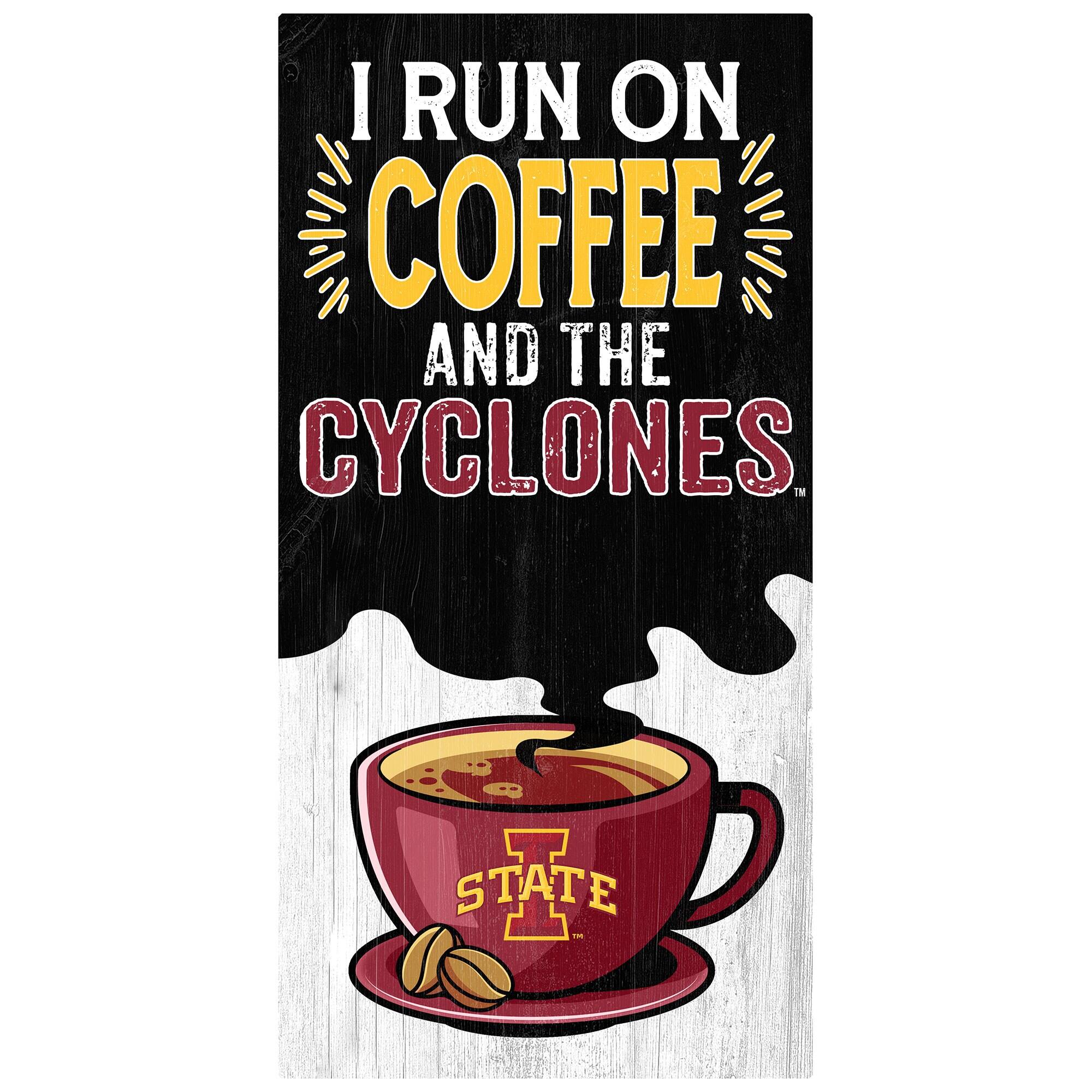 Iowa State Cyclones 6" x 12" Coffee Wall Art