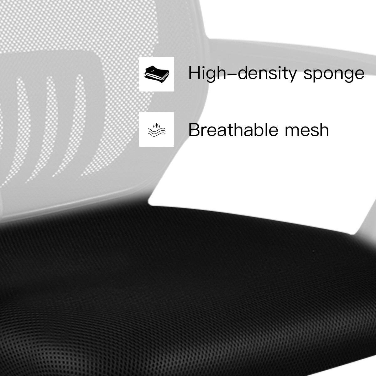 High-density sponge  
Breathable mesh