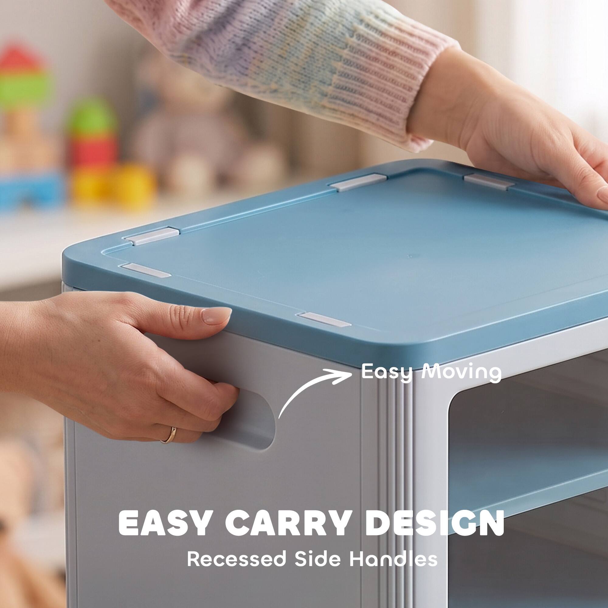 Easy Moving

EASY CARRY DESIGN
Recessed Side Handles