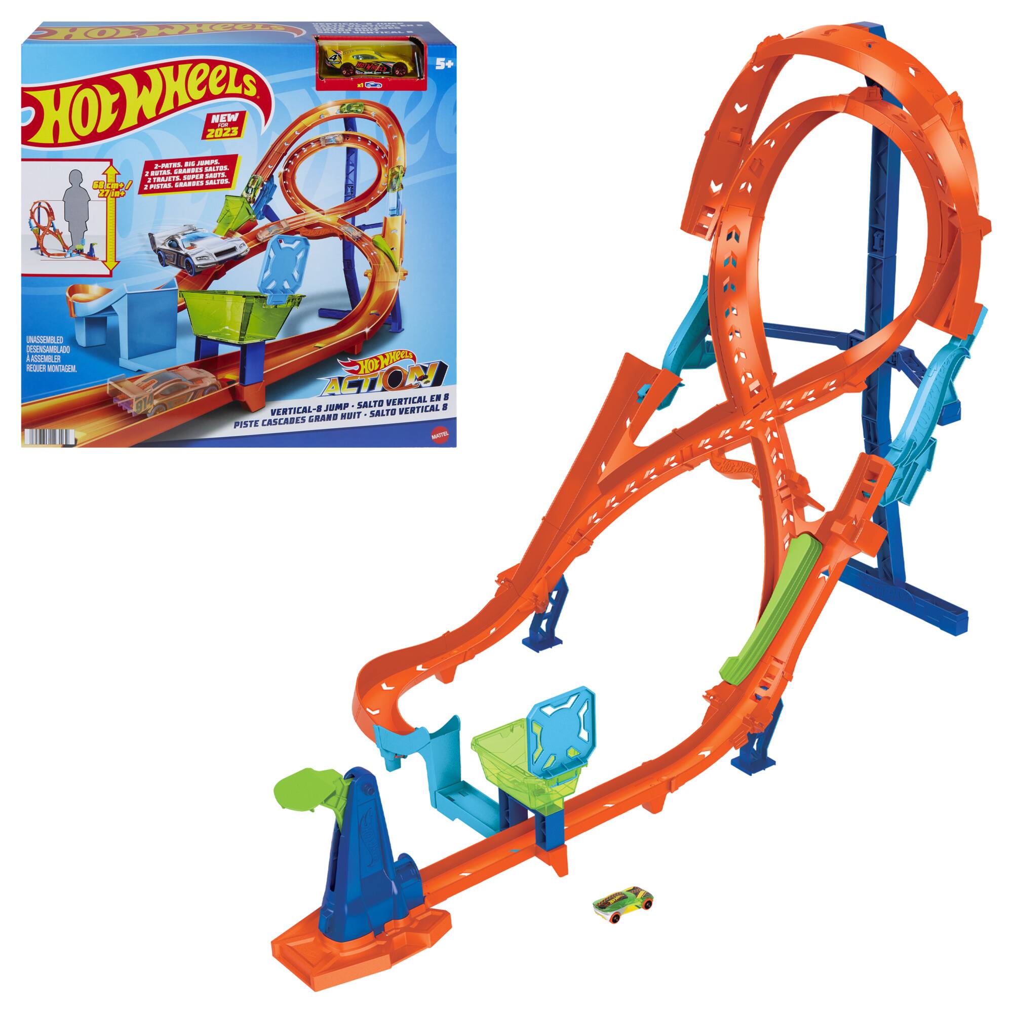 Best Buy Hot Wheels Vertical Figure 8 Jump Track Set HMB15