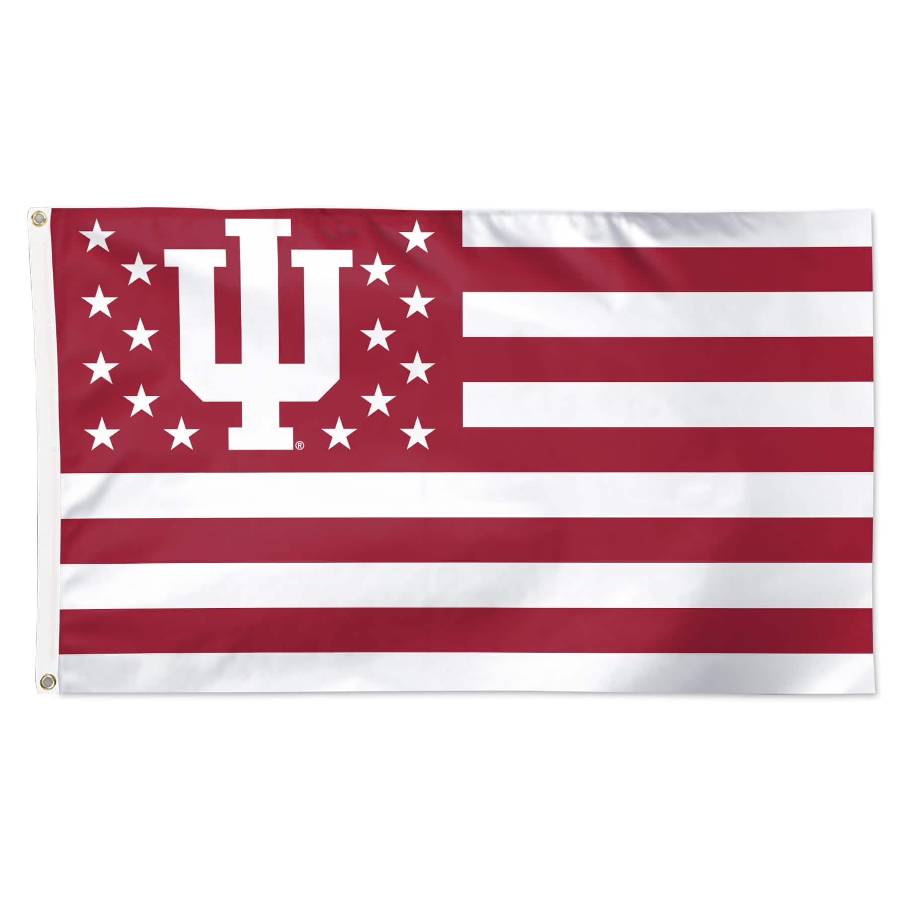 WinCraft - Indiana Hoosiers 3' x 5' Single-Sided Deluxe Patriotic Stars & Stripes Flag - Multicolor price history on PriceWatchPro