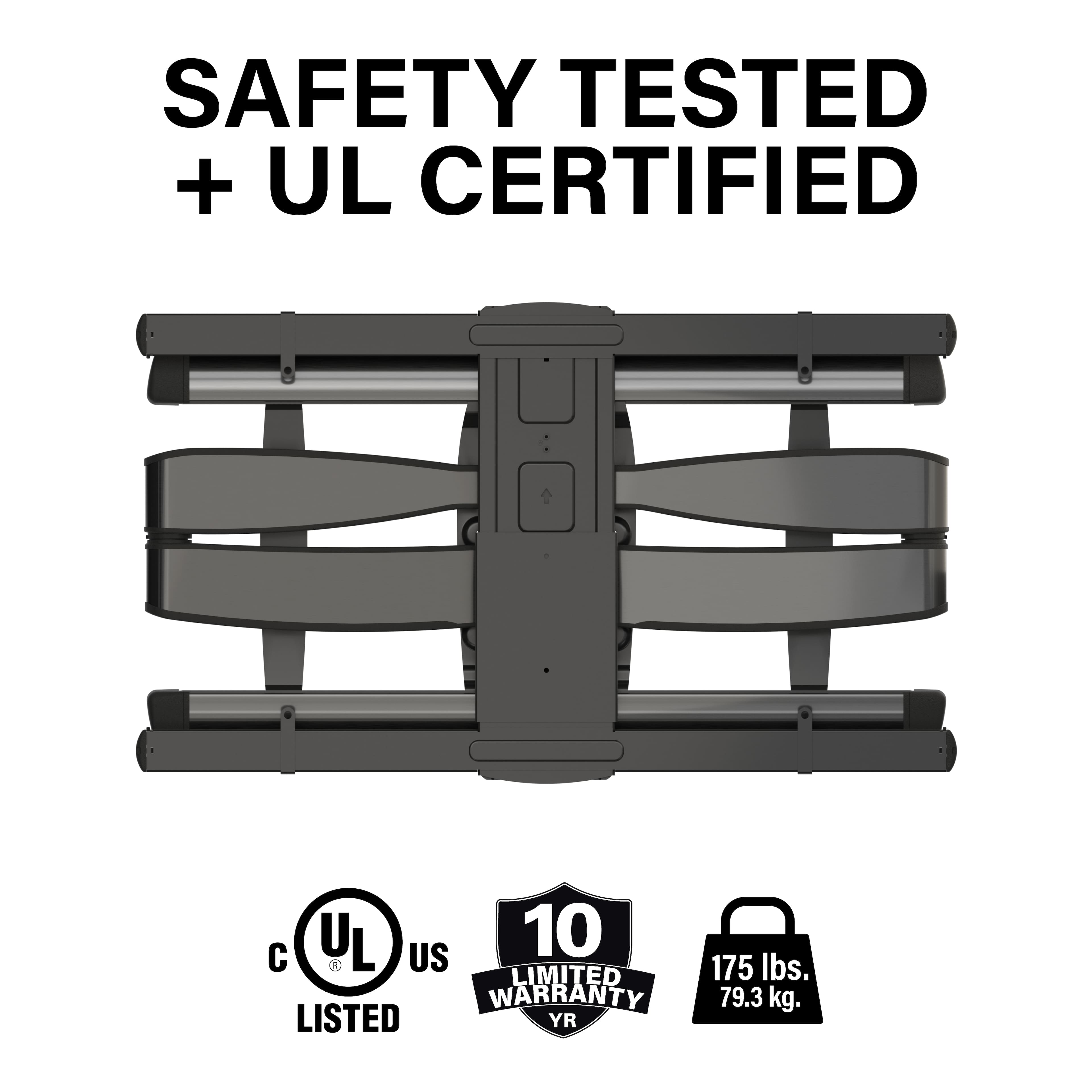 SAFETY TESTED + UL CERTIFIED C YL L US 10 K LIMITED WARRANTY LISTED YR 175 lbs. 79.3 kg.