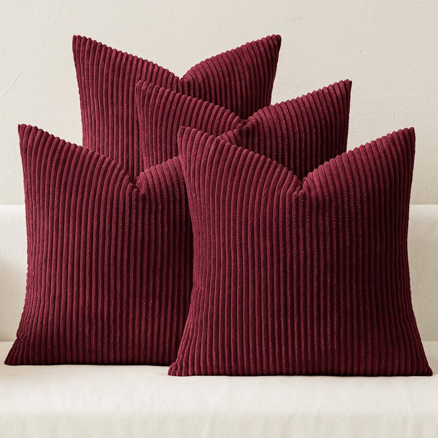 Burgundy 18" x 18" (Pack of 4)