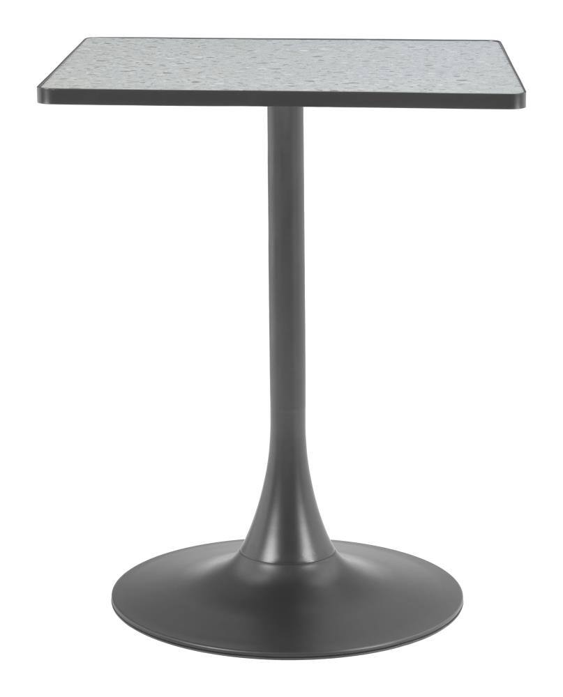 Back. Hivvago - Spot Bistro Table Gray & Black - Gray & Black.