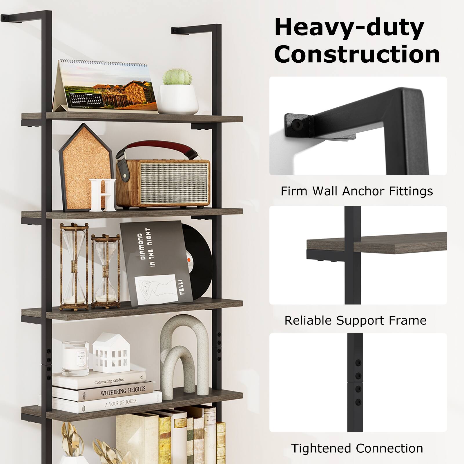 Heavy-duty Construction

Firm Wall Anchor Fittings
Reliable Support Frame
Tightened Connection