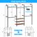 Weight Capacity: 850LBS
85-128" 12" 2" 29"-50" 28" 42" 49" Hang rods expand from 28.5 to 50.2 inches 85" 11" 32" 12" 57" 29" 29" 28" 29" 85" L Shape 85" 45° Shape