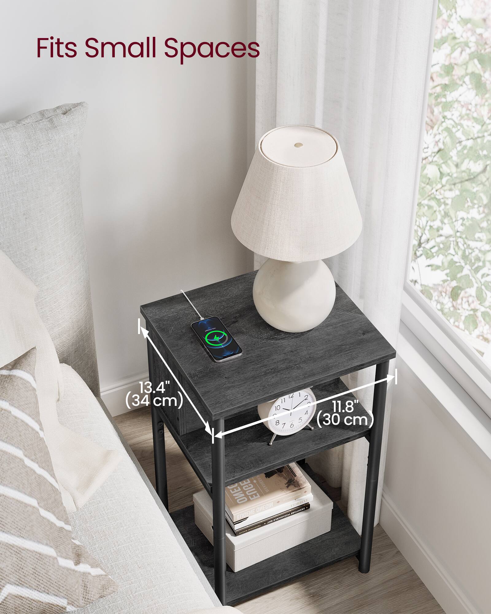 Fits Small Spaces

13.4" (34 cm)

11.8" (30 cm)