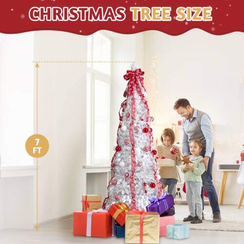 CHRISTMAS TREE SIZE  
7 FT