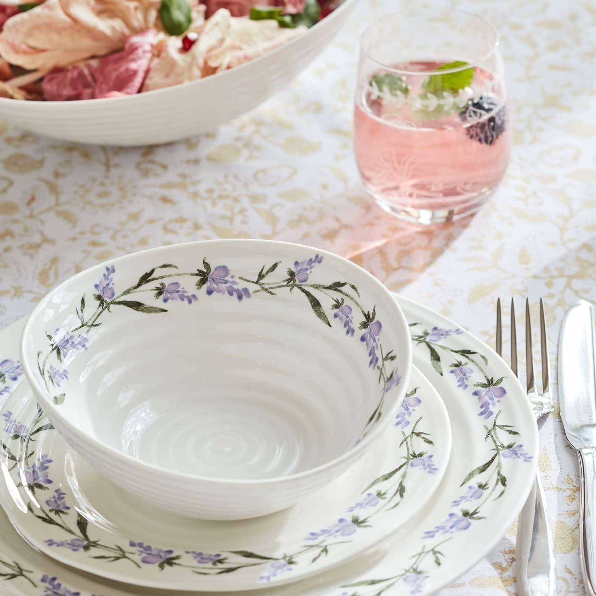 Alt View 2. Portmeirion - Portmeirion Sophie Conran Lavandula 12-Piece Dinnerware Set - White.