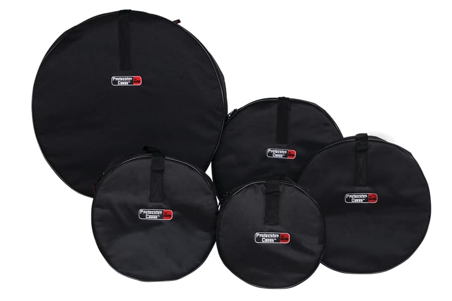 Gator - 5-Piece Standard Drum Set Bags, with Comfortable Carrying Straps and Collapsible Compact Design