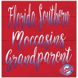 Jardine - Florida Southern Moccasins 10'' x 10'' Grandparent Plaque - Red