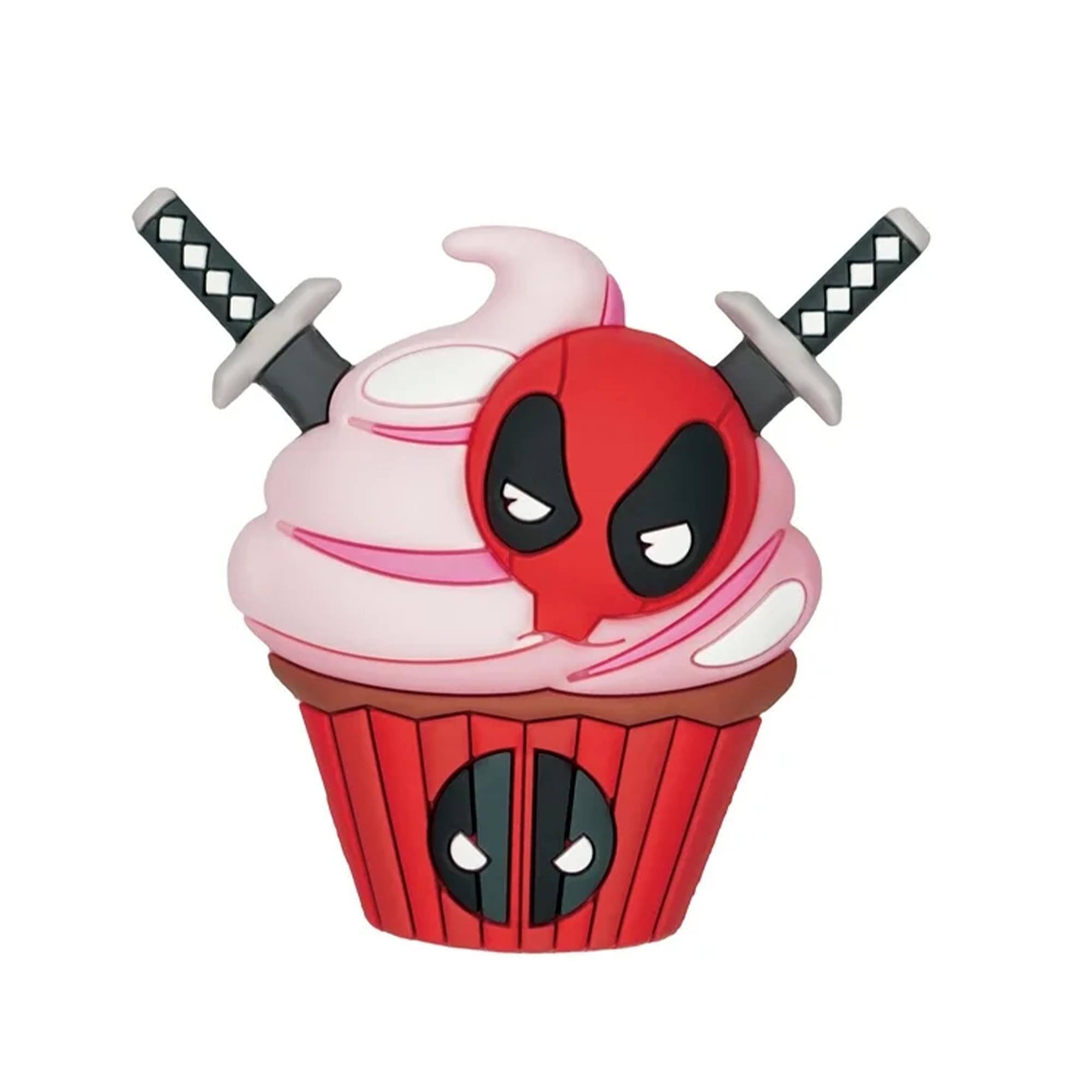 Alt View 5. Marvel - Marvel Deadpool 3D Foam Bag Clip Set | Unicorn, Cupcake, Bathtime - Multi-Colored.