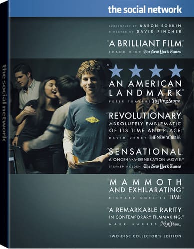 Front. The Social Network   - DVD.