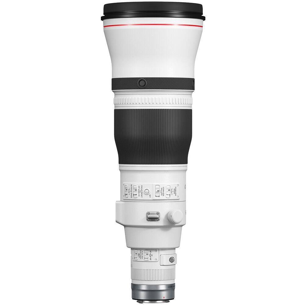 Back. Canon - Canon RF 600mm f/4 L IS USM Lens + More - White.