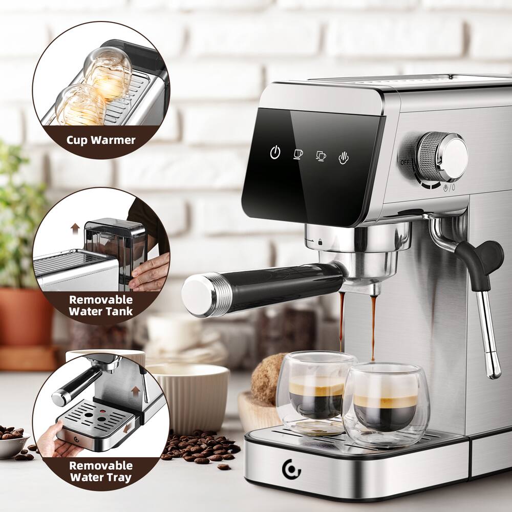 Cup Warmer  
OFF  
Removable Water Tank  
Removable Water Tray