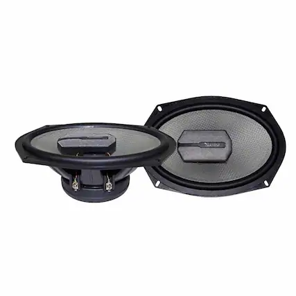 Front. Diamond Audio - Diamond Audio DMD693 - DMD Series 6"x9" 3-Way Coaxial Speakers - Black/Gray.