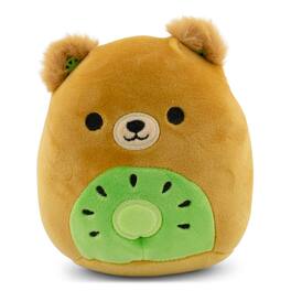 Kellytoy - Squishmallows Fruit Hybrid Squad 5 Inch Plush | Mitchard The Kiwi Bear - Brown