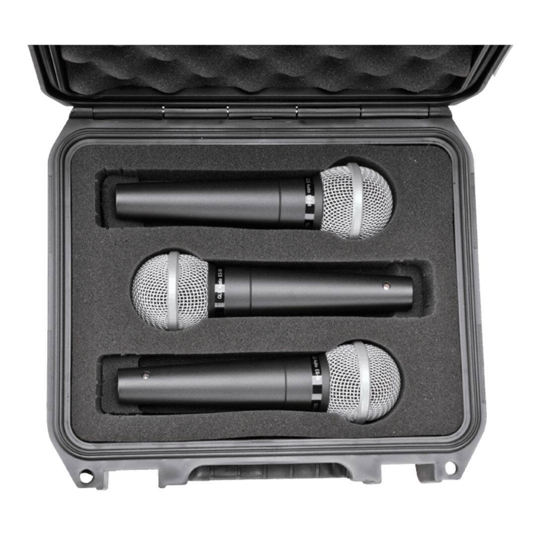 Left. SKB - SKB 3i-0907-MC3 iSeries 0907-4 Three Mic Case (3i0907MC3).