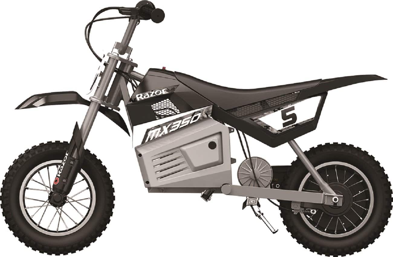 Alt View 11. Razor - MX350 Dirt Rocket eBike w/7 miles Max Operating Range & 14 mph Max Speed - black camo.