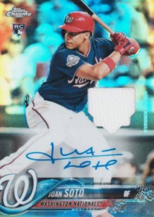 TRPS Chrome RC W Vu uAs L W WASHINGTON JUAN SOTO NATIONALS

Juan Soto  
Washington Nationals