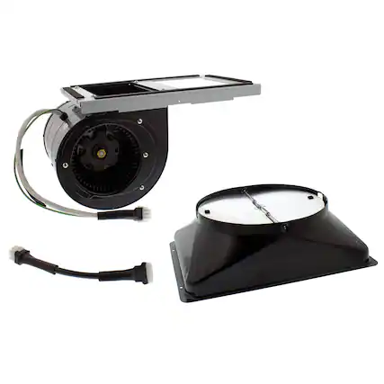 Front. Zephyr - Motor Dual Internal Blower for Zephyr Range Hoods - Black.