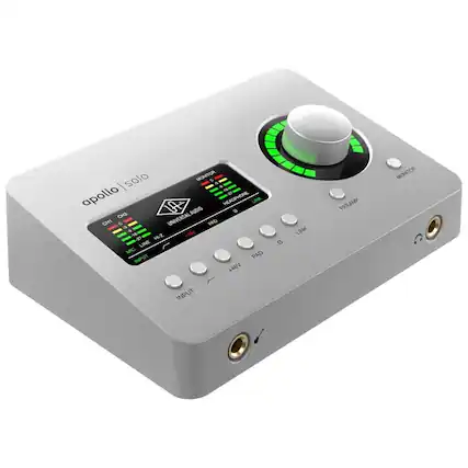 Apollo | Solo
4 A 1
Apollo Headphone Link
Universal Audio
CH1 CH2
PAD
18 Hz A 2
Line Mic Pad
448V
Link Preamp Monitor Input