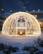 Alt View 3. VEVOR - Garden Dome Igloo, 15 x 9.5 ft Outdoor Clear Bubble Tent for 10-14 Person, Weatherproof Geodesic Dome Greenhouse - White + Transparent.