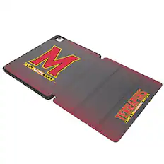 Front. Keyscaper - Maryland Terrapins iPad Case - 13in Air M2/M3 - Black.