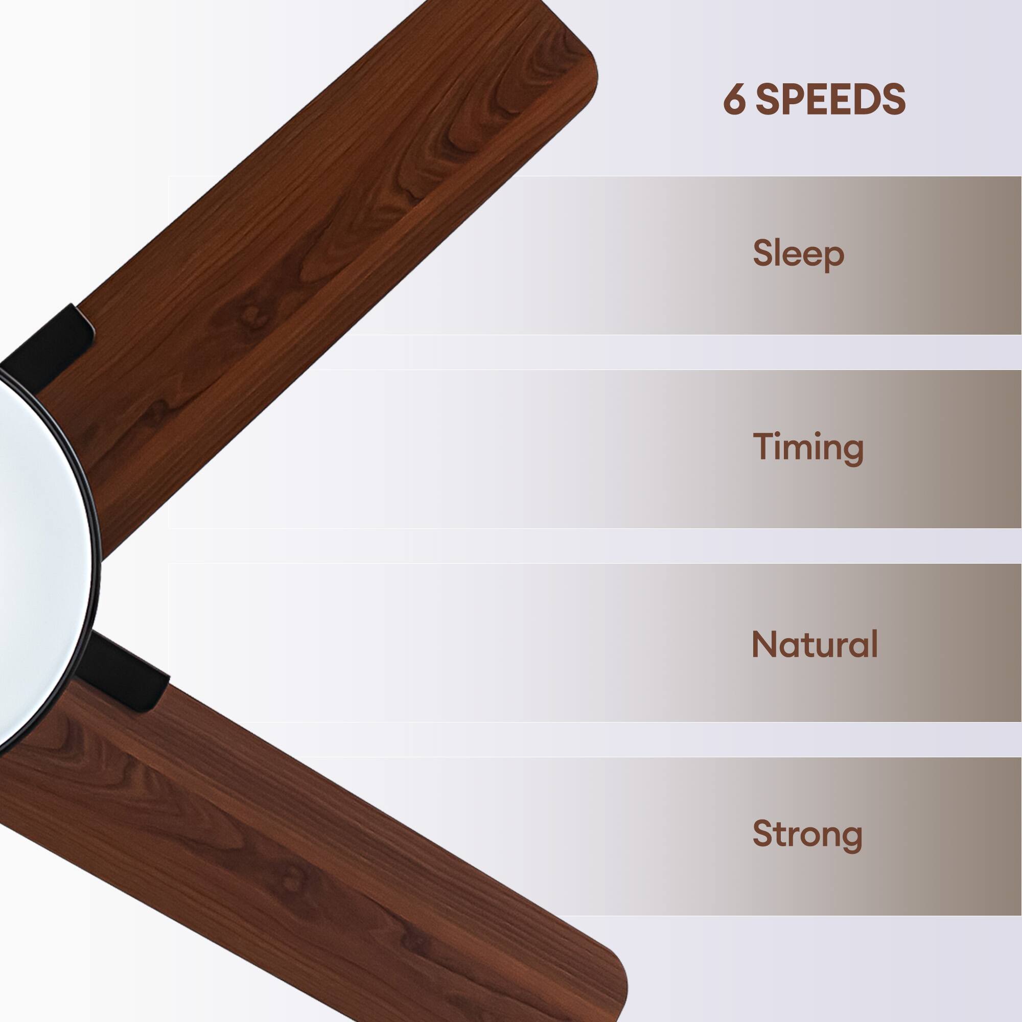 6 SPEEDS  
Sleep  
Timing  
Natural  
Strong